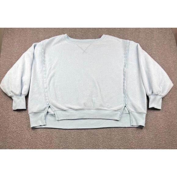 American Eagle Womens' Light Blue Sweatshirt Size Large - Picture 1 of 5